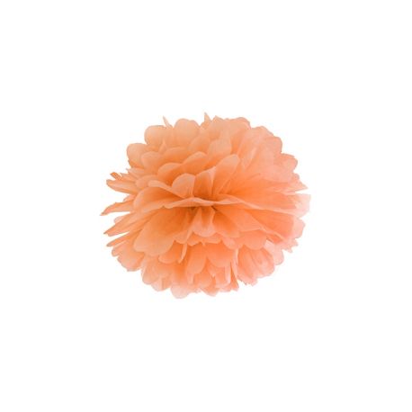 Oranžový Pom pom - 25cm