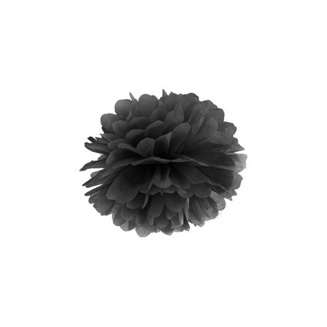 Čierny Pom pom - 25cm