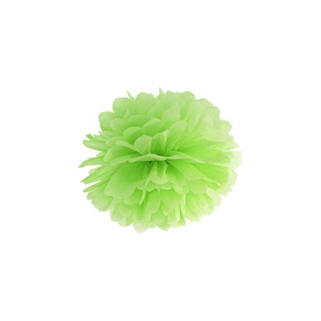 Zelený Pom pom - 25cm