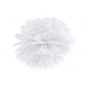 Biely Pom pom - 35cm