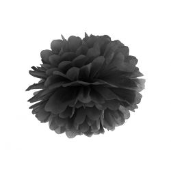 Čierny Pom pom - 35cm