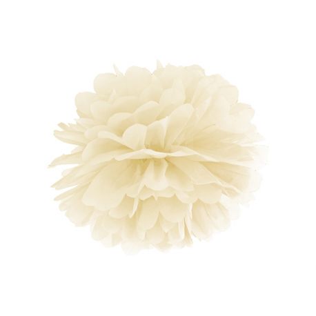 Krémový Pom pom - 35cm