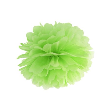 Zelený Pom pom - 35cm