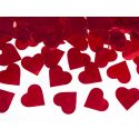 Vystreľovacie konfety - červené srdcia
