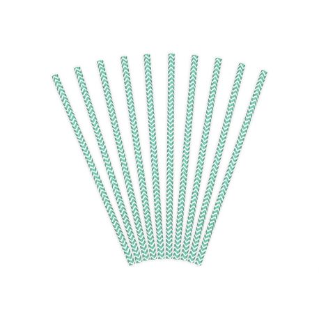 Papierové slamky tiffany blue