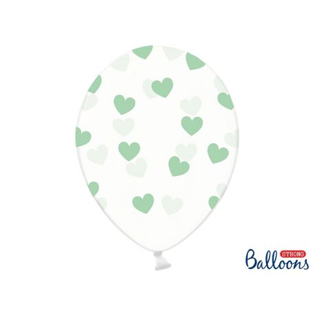 Mentolové srdiečka - biely balón