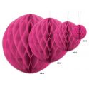 Fuchsiová papierová guľa - Honeycomb Ball - 10cm