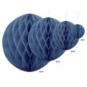 Modrá papierová guľa - Honeycomb Ball - 30cm