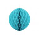 Tyrkysová papeirová guľa - Honeycomb Ball - 30cm