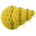 Žltá papierová guľa - Honeycomb Ball - 30cm