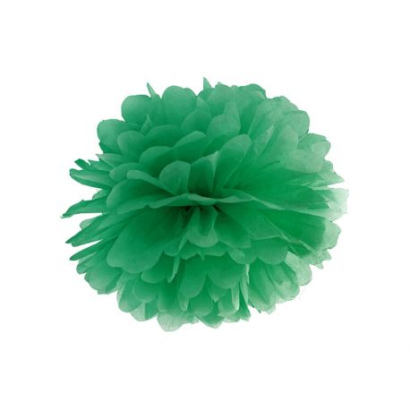 Zelený Pom pom - 35cm
