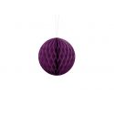 Fialová papierová guľa - Honeycomb Ball - 10cm
