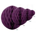Fialová papierová guľa - Honeycomb Ball - 10cm