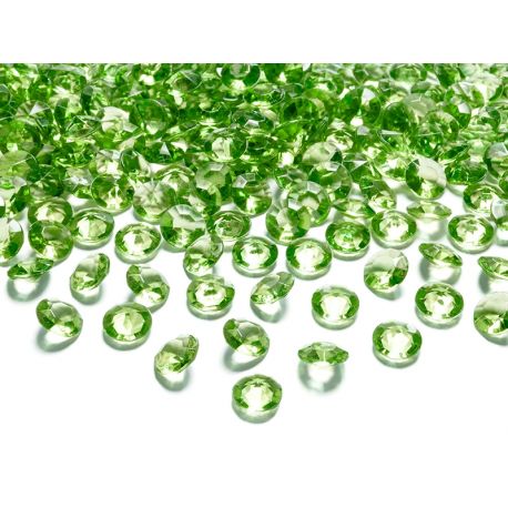 Zelené diamanty 12mm 