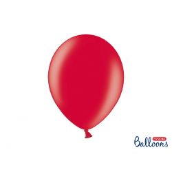 Červený metalický balón