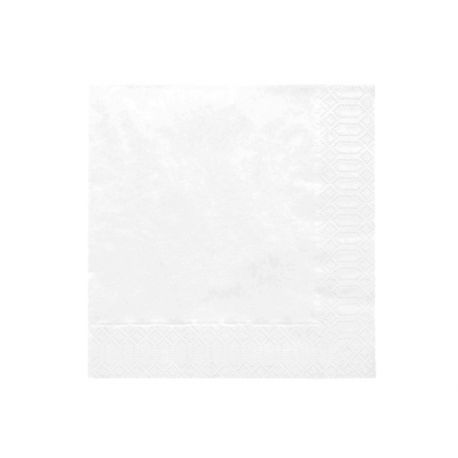 Biele papierové obrúsky Standard 33cm/20ks