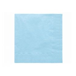 Modré papierové obrúsky - Standard 33cm/20ks