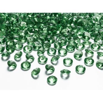 Zelené diamanty 12mm 