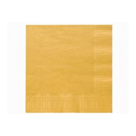 Zlaté papierové obrúsky - Standard 33cm/20ks
