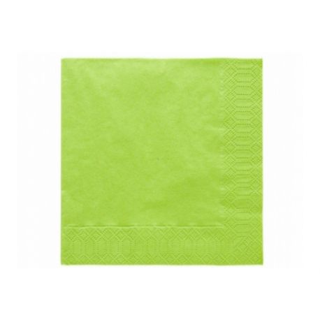 Zelené papierové obrúsky - Standard 33cm/20ks
