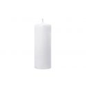 Biela sviečka valec - matná 60/150