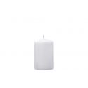 Biela sviečka valec - matná 50/100