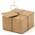 Krabička na darčeky pre hostí - prírodná 