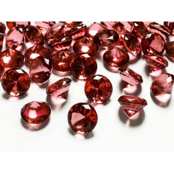 Červené diamanty 20mm 